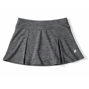 NWT Prince Pleated Tennis / Pickleball Skirt Skort with Shorts | Grey Heather XS